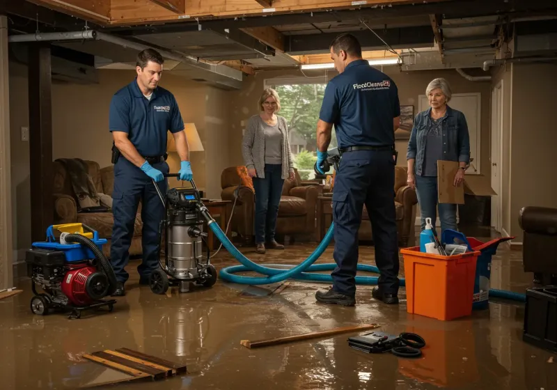 Basement Water Extraction and Removal Techniques process in Trenton, OH