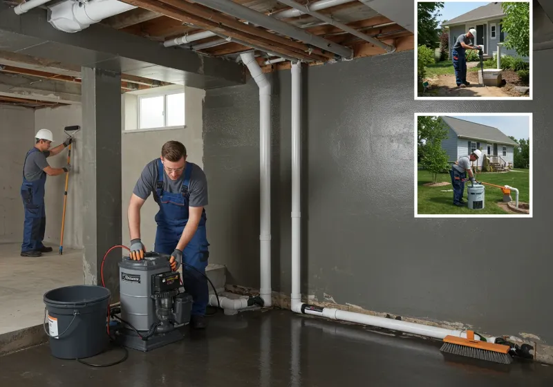 Basement Waterproofing and Flood Prevention process in Trenton, OH